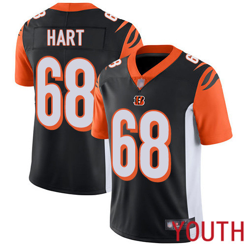 Cincinnati Bengals Limited Black Youth Bobby Hart Home Jersey NFL Footballl #68 Vapor Untouchable->cincinnati bengals->NFL Jersey